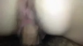 Meaty hairy pussy gets banged by big dong