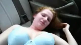 Nery amateur girl fucking in the car with black dude