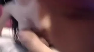 One of a kind model in stockings