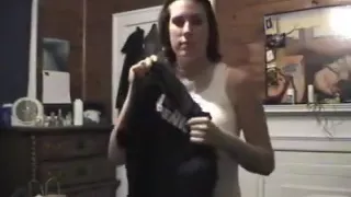 So sexy brunette girlfriend follow orders and accept make this video