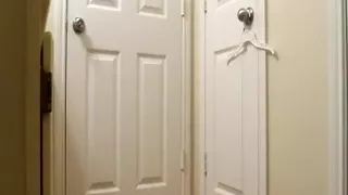 Solo black USA babe dancing