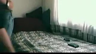 Young couple fucking on bed and chatting