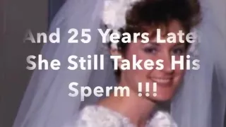 25 years after our wedding day, we made our first sextape.