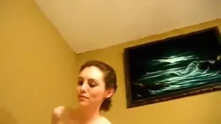 Anorexia girl has pov cowgirl and missionary sex with creampie