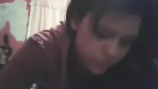 asian american girl sucks her black boyfriend  and rides him reverse cowgirl