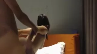 Asian couple bedtime fuck