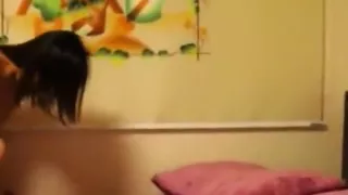 Asian girl experiences a cock in her pussy for the first time and moans like crazy