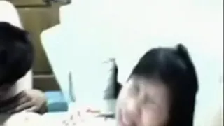 Asian girl threesome in various positions