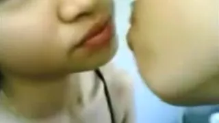 asian girl with hairy pussy rides her boyfriend  pov outdoor