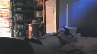 bearded nerd with glasses gets a ride from his girlfriend 