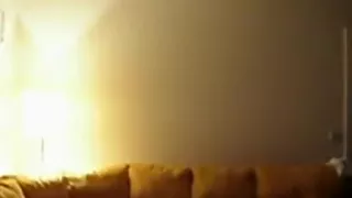 black girl has oral and reverse cowgirl sex with her boyfriend  on the sofa