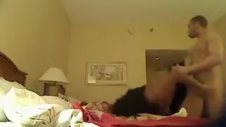 black girl with big booty fucks her skinny boyfriend  in various positions