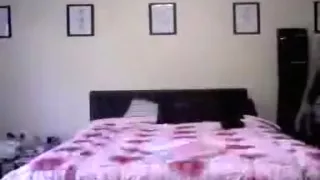 Black guy fucks his korean female friend in his bedroom