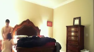 Blindfolded white girl makes a sextape with her asian husband