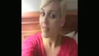 Blonde rubbers up her bf's cock, sucks it hard and has doggystyle sex on the sofa.