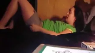 brunette has missionary and doggystyle sex with her boyfriend 