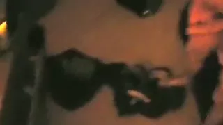 brunette pushes her boyfriend  on the bed, sucks his cock and fucks him.