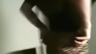 Brunette shows off her perfect tits and ass, before fucking her bf.