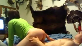 Brunette with awesome ass has 69, cowgirl and doggystyle sex.