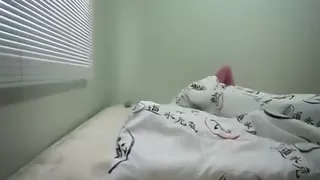 brunette with great ass rides her boyfriend  on the bed