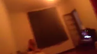 busty brunette fucks her boyfriend  in various positions in her bedroom