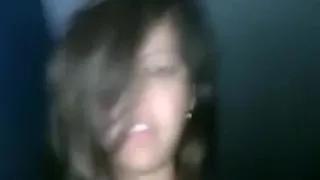 busty brunette girl with hairy pussy rides her boyfriend  pov on the bed