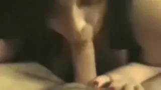 busty fat brunette sucks her boyfriend  pov and swallows