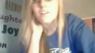 Busty nerdy girl with glasses masturbates and tastes her juice