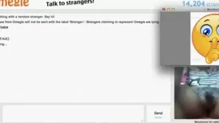 Chubby girl with hairy pussy is looking for cybersex with a stranger on omegle