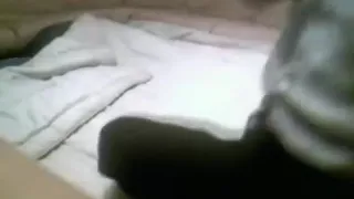 Couple fucks missionary on a matress on the floor