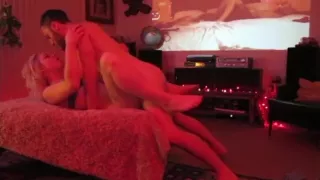 Couple fucks, while one of their sextapes is being streamed.