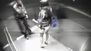 Couple getting stuck in an elevator pass time with sex