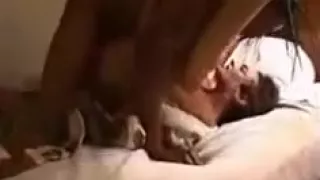 Cuckold husband watches his wife getting creampie breeded by a black guy