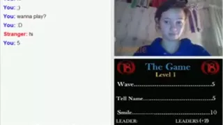 Cute brunette girl plays a sex game on omegle