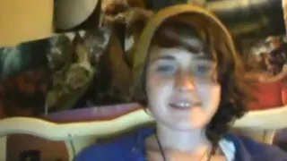 cute girl has cybersex with her boyfriend  for the first time