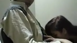 cute mexican girl blows and rides her boyfriend  in her bedroom