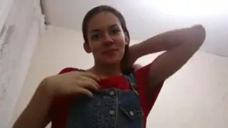 cute russian girl deepthoats her boyfriend  and swallows