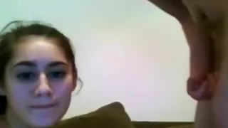 cutie fucks her boyfriend  online for strangers
