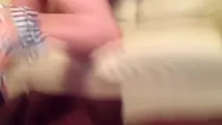 Doggystyle one night stand on the sofa. she kept her high heels on !!!