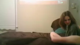 dude gets rewarded for helping his girlfriend  out with her powerpoint presentation, but cums too fast.