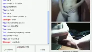 Dude scares lots of girls on omegle with his big cock