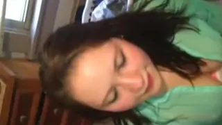 dude treats his chubby girlfriend  like a slut and talks dirty to her