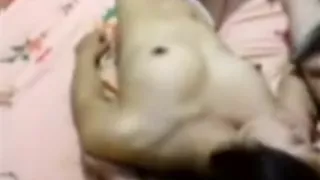 dude wakes up his asian girlfriend  by fingering her and fucking her missionary