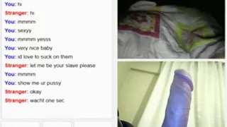 Dutch girl has cybersex with a stranger on omegle