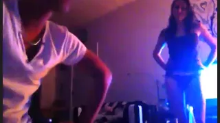 Dutch girl sucks her bf's cock