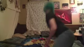 Emo girl with fox tail buttplug moans 'i'm such a slut, daddy' !!!
