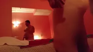 Fat guy fucks a thai massage salon hoe on hidden cam