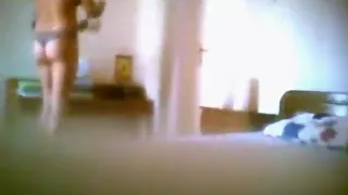 Fat guy sneakily captures himself fucking a girl