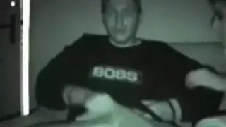 French slut gives 2 friends a nightvision handjob