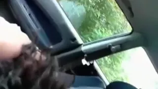 girl car blowjob, until cumshot.